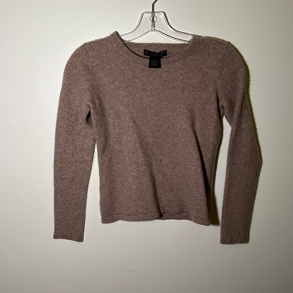 100% cashmere sweater.